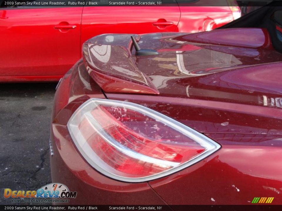 2009 Saturn Sky Red Line Roadster Ruby Red / Black Photo #23