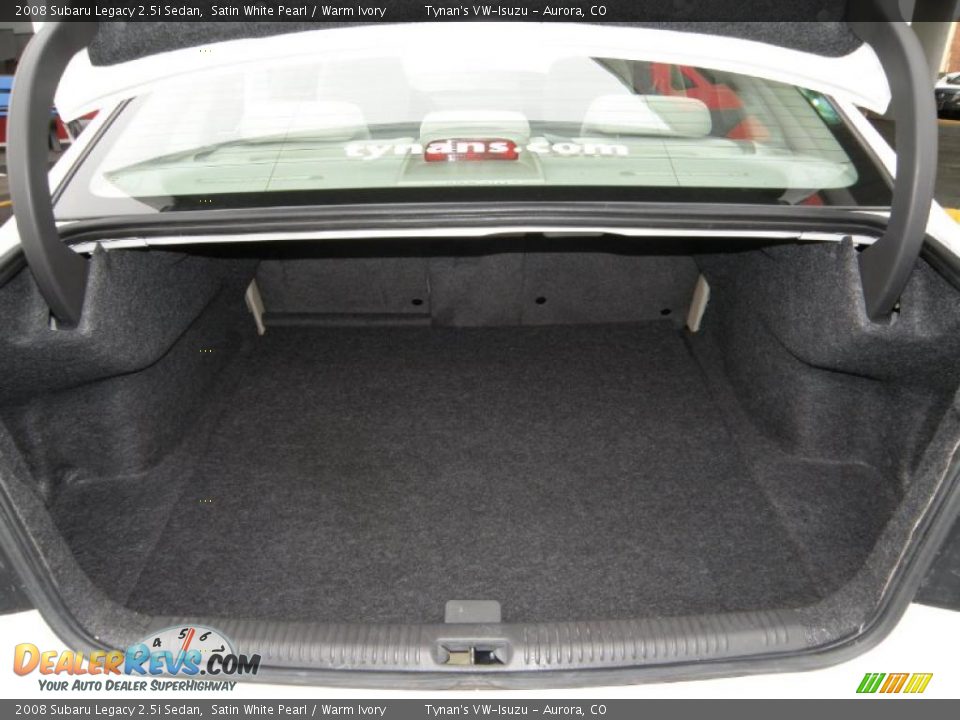 2008 Subaru Legacy 2.5i Sedan Satin White Pearl / Warm Ivory Photo #13