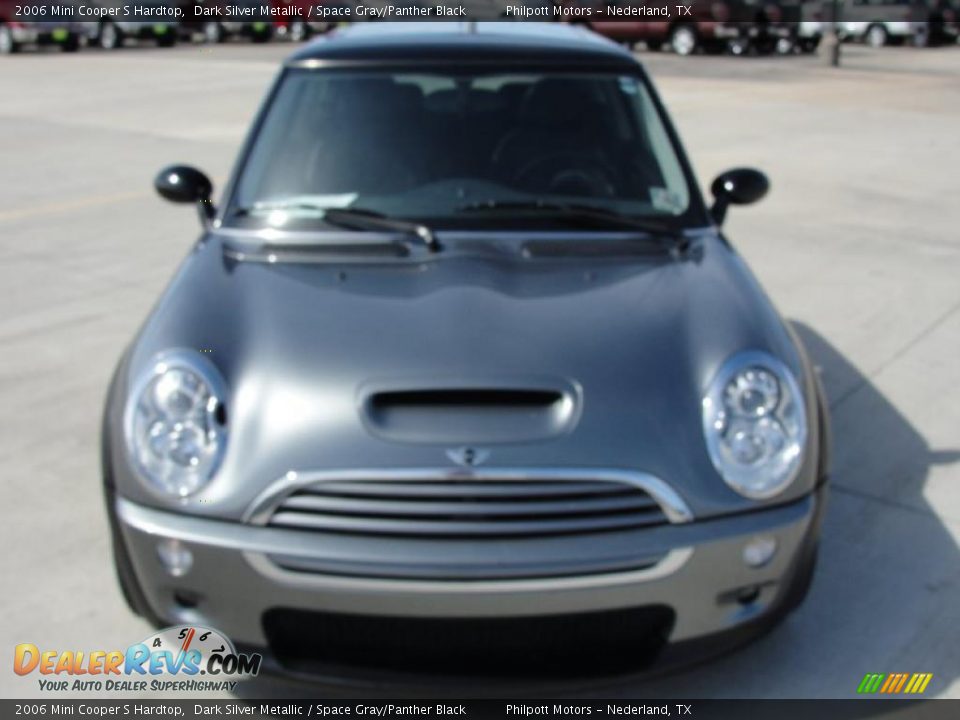 2006 Mini Cooper S Hardtop Dark Silver Metallic / Space Gray/Panther Black Photo #8