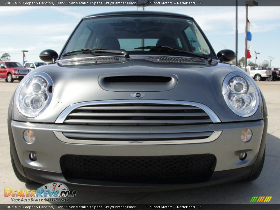 2006 Mini Cooper S Hardtop Dark Silver Metallic / Space Gray/Panther Black Photo #9