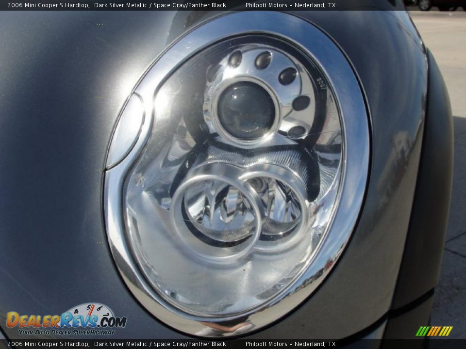 2006 Mini Cooper S Hardtop Dark Silver Metallic / Space Gray/Panther Black Photo #10