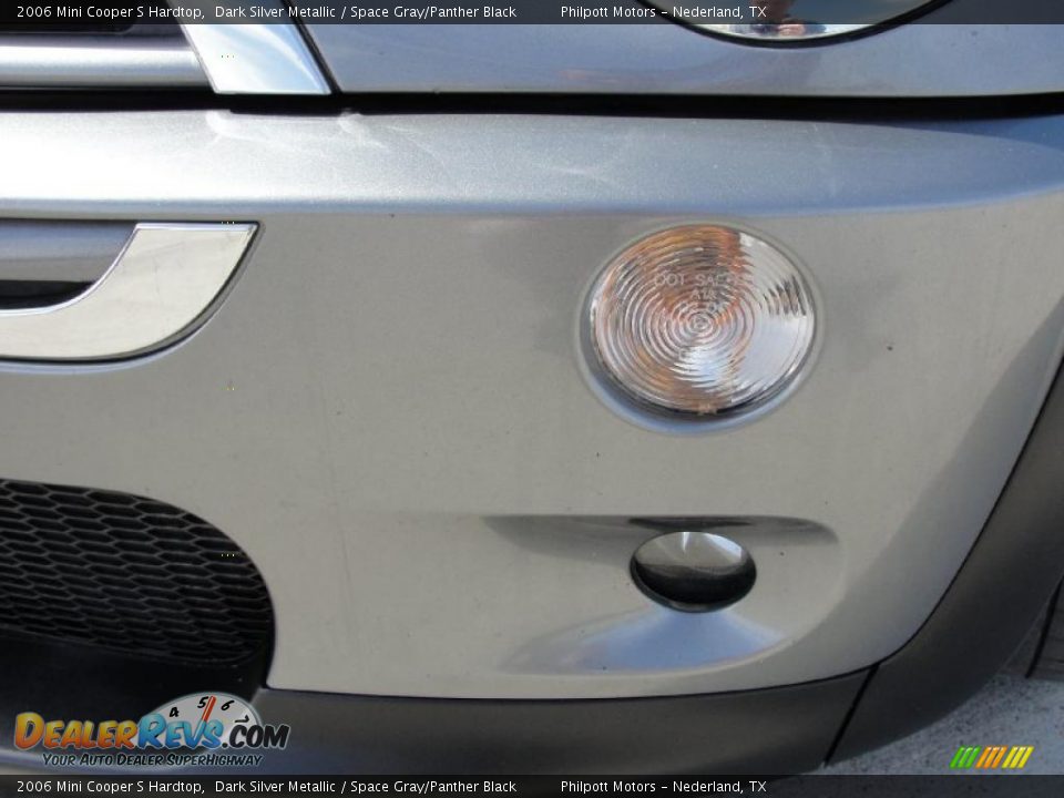 2006 Mini Cooper S Hardtop Dark Silver Metallic / Space Gray/Panther Black Photo #11