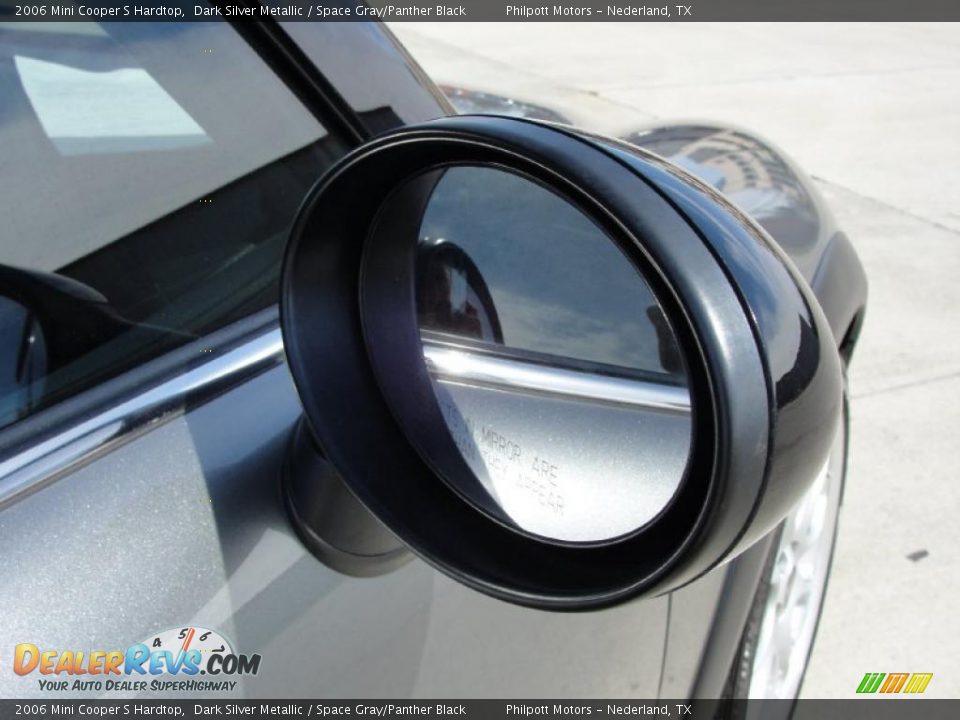 2006 Mini Cooper S Hardtop Dark Silver Metallic / Space Gray/Panther Black Photo #20
