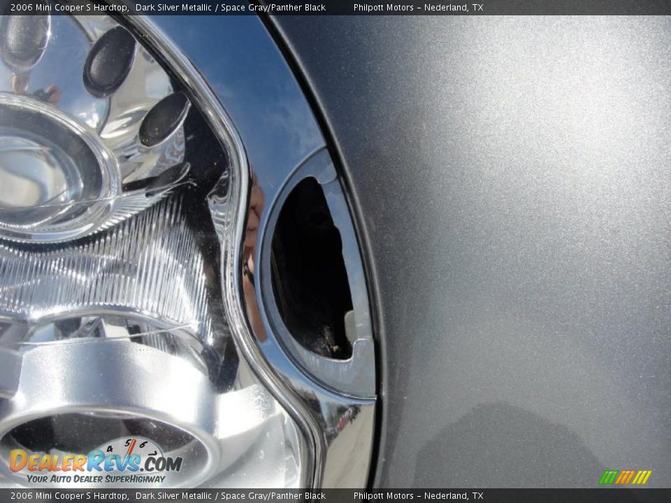 2006 Mini Cooper S Hardtop Dark Silver Metallic / Space Gray/Panther Black Photo #27