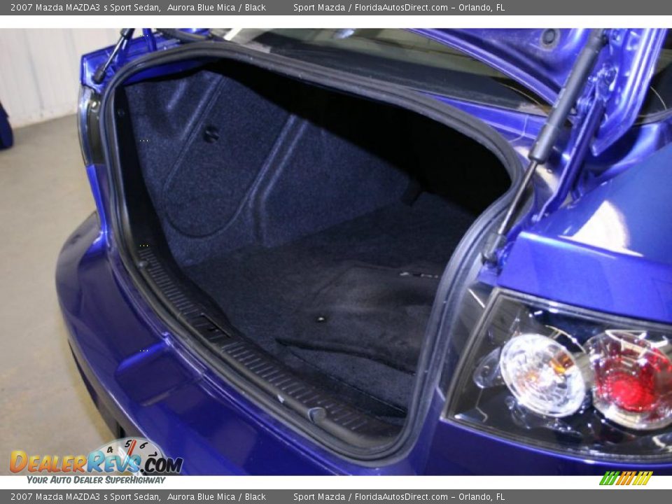 2007 Mazda MAZDA3 s Sport Sedan Aurora Blue Mica / Black Photo #11