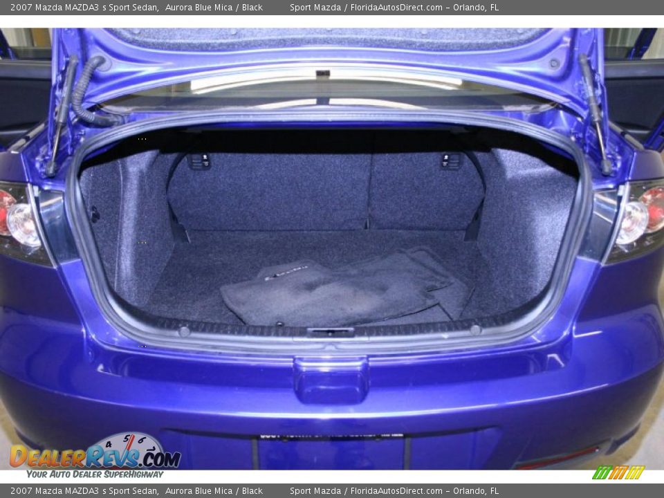 2007 Mazda MAZDA3 s Sport Sedan Aurora Blue Mica / Black Photo #12