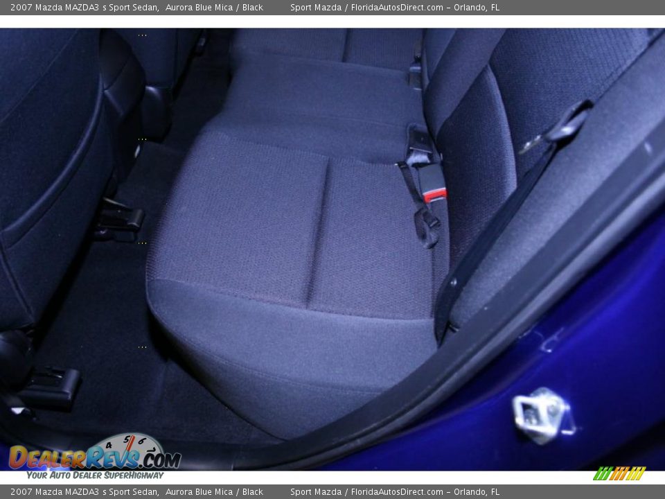 2007 Mazda MAZDA3 s Sport Sedan Aurora Blue Mica / Black Photo #17