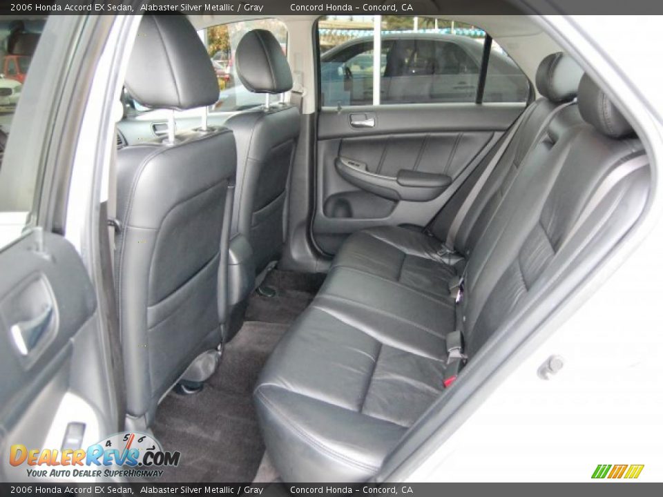 2006 Honda Accord EX Sedan Alabaster Silver Metallic / Gray Photo #11