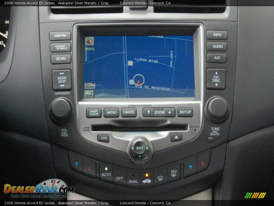 2006 Honda Accord EX Sedan Alabaster Silver Metallic / Gray Photo #13