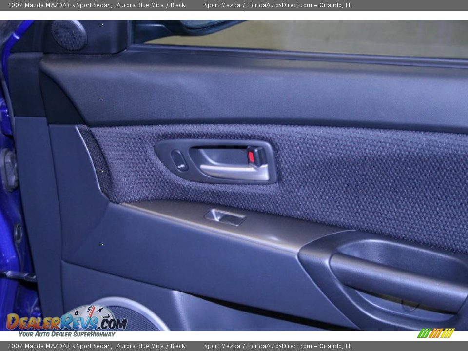 2007 Mazda MAZDA3 s Sport Sedan Aurora Blue Mica / Black Photo #21