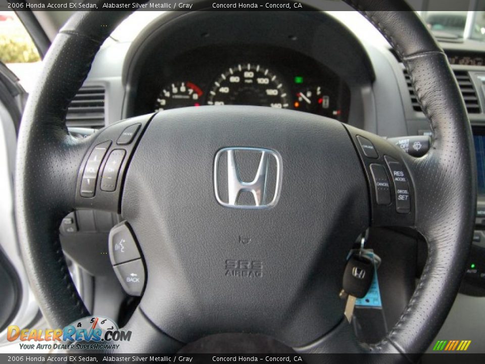 2006 Honda Accord EX Sedan Alabaster Silver Metallic / Gray Photo #20