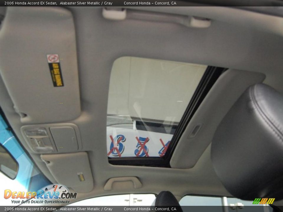 2006 Honda Accord EX Sedan Alabaster Silver Metallic / Gray Photo #22