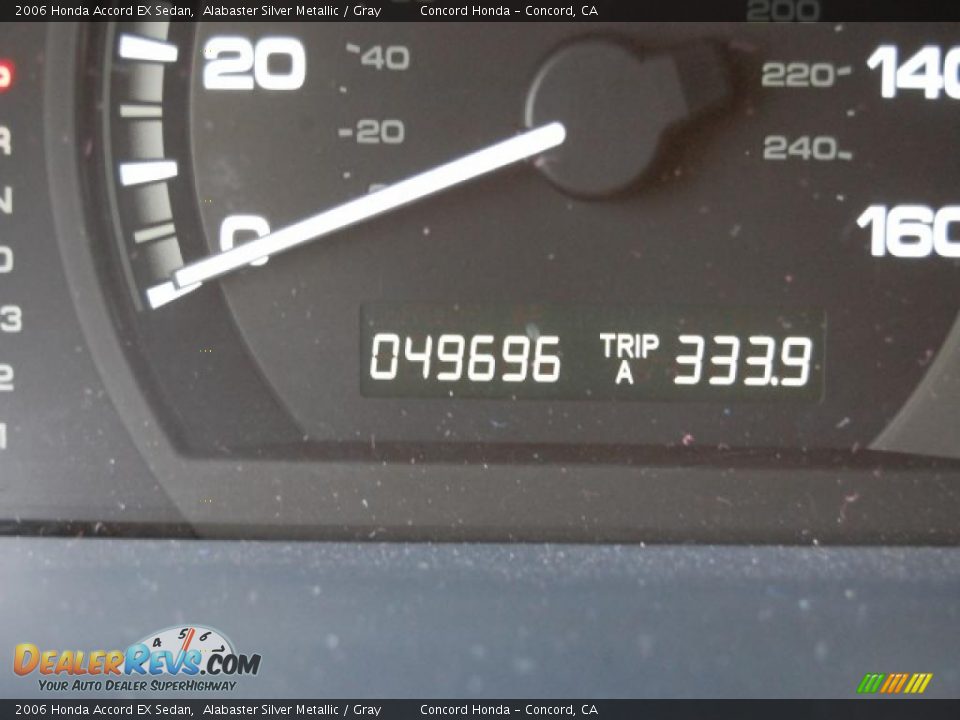 2006 Honda Accord EX Sedan Alabaster Silver Metallic / Gray Photo #27