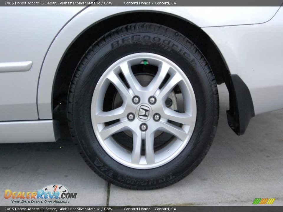 2006 Honda Accord EX Sedan Alabaster Silver Metallic / Gray Photo #30