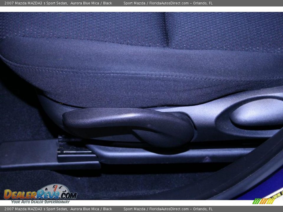 2007 Mazda MAZDA3 s Sport Sedan Aurora Blue Mica / Black Photo #34