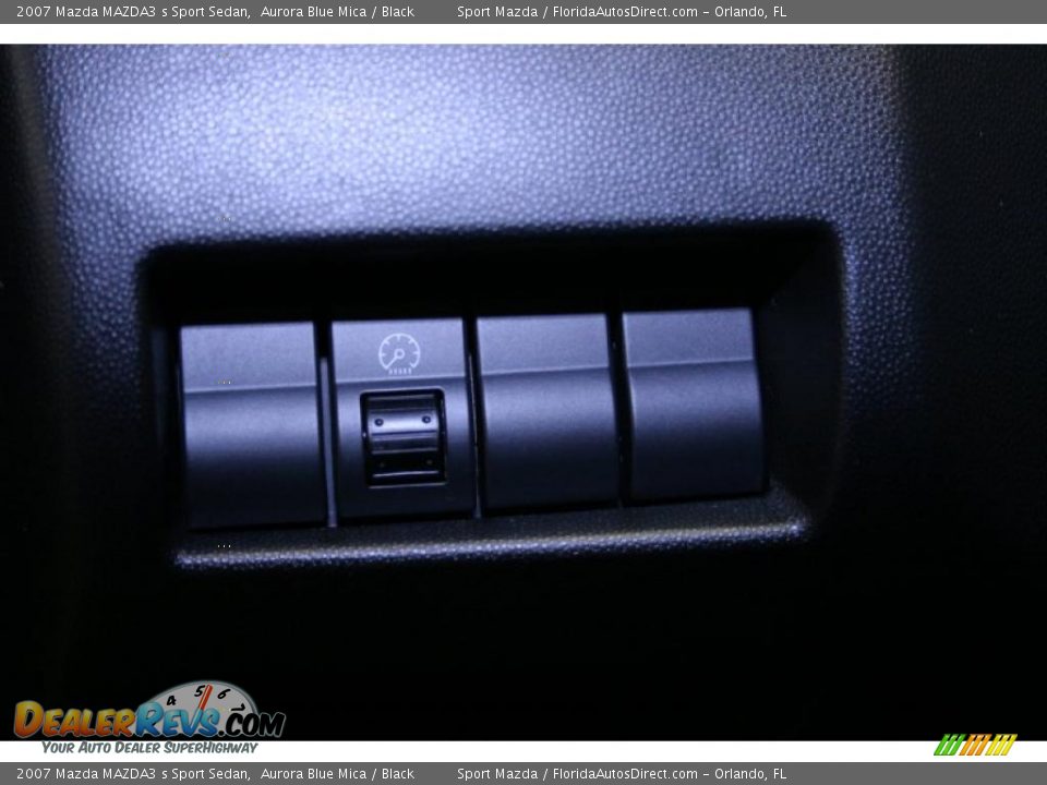 2007 Mazda MAZDA3 s Sport Sedan Aurora Blue Mica / Black Photo #36