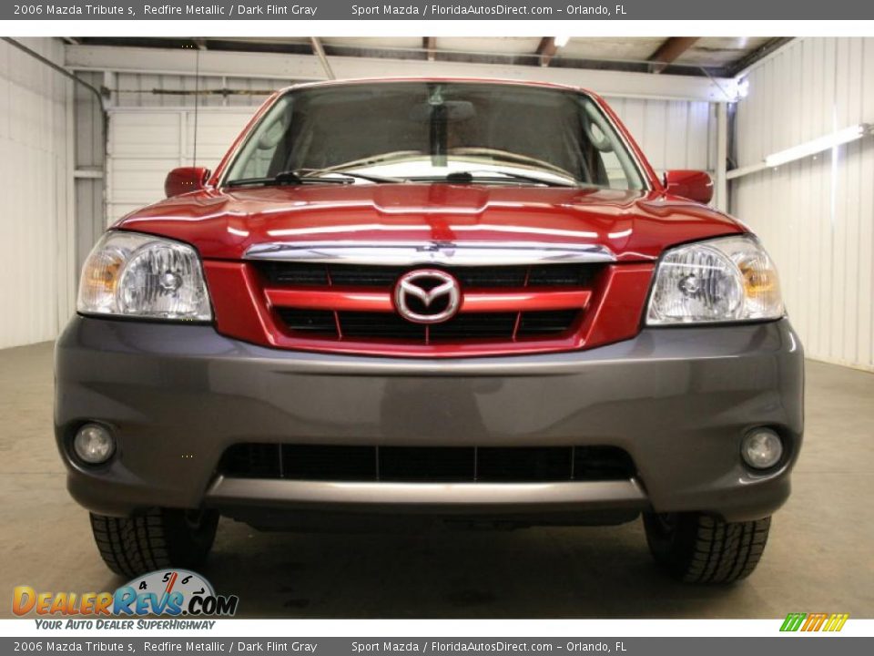 2006 Mazda Tribute s Redfire Metallic / Dark Flint Gray Photo #3