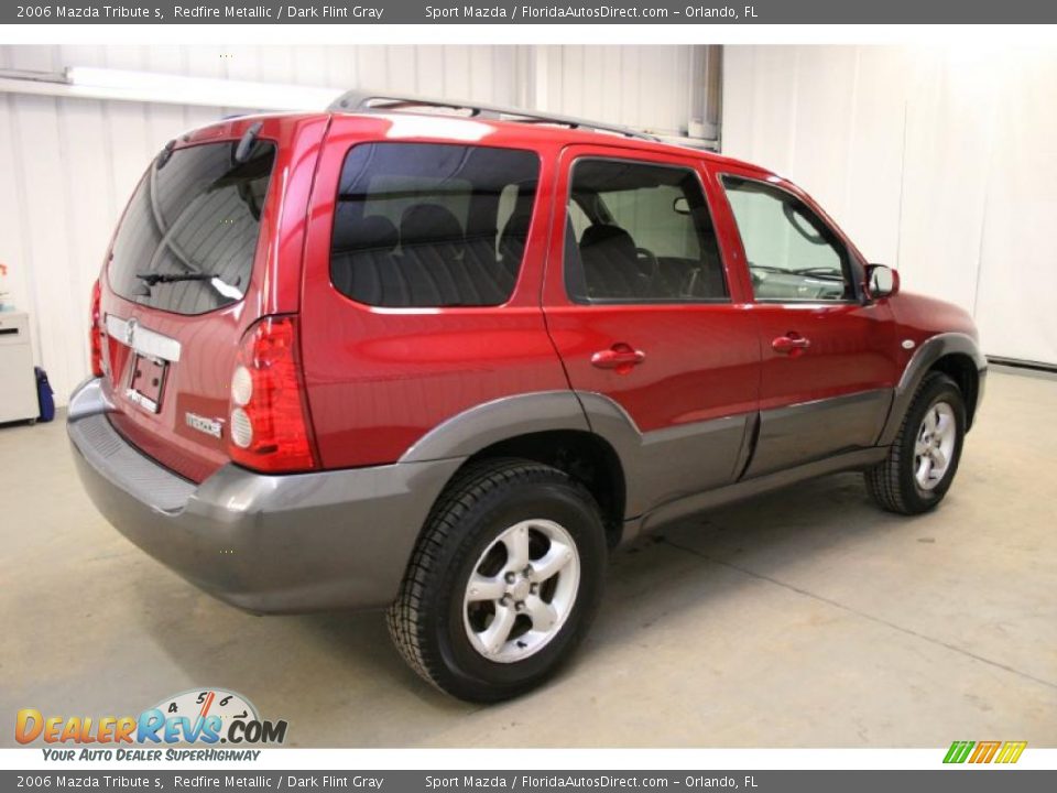 2006 Mazda Tribute s Redfire Metallic / Dark Flint Gray Photo #5