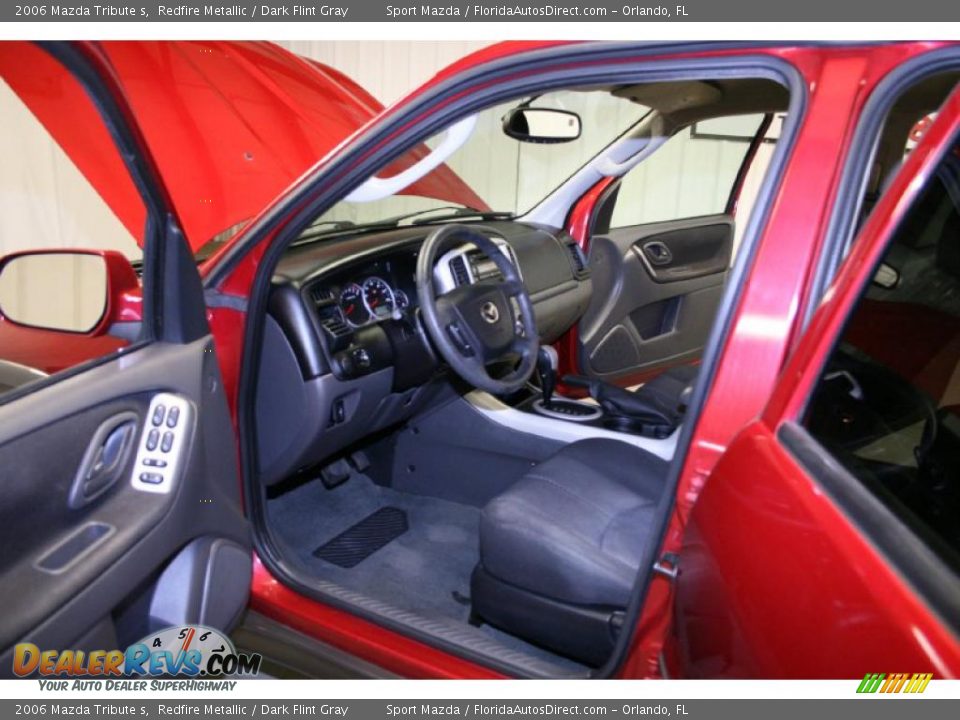2006 Mazda Tribute s Redfire Metallic / Dark Flint Gray Photo #14