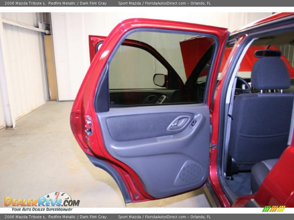 2006 Mazda Tribute s Redfire Metallic / Dark Flint Gray Photo #24