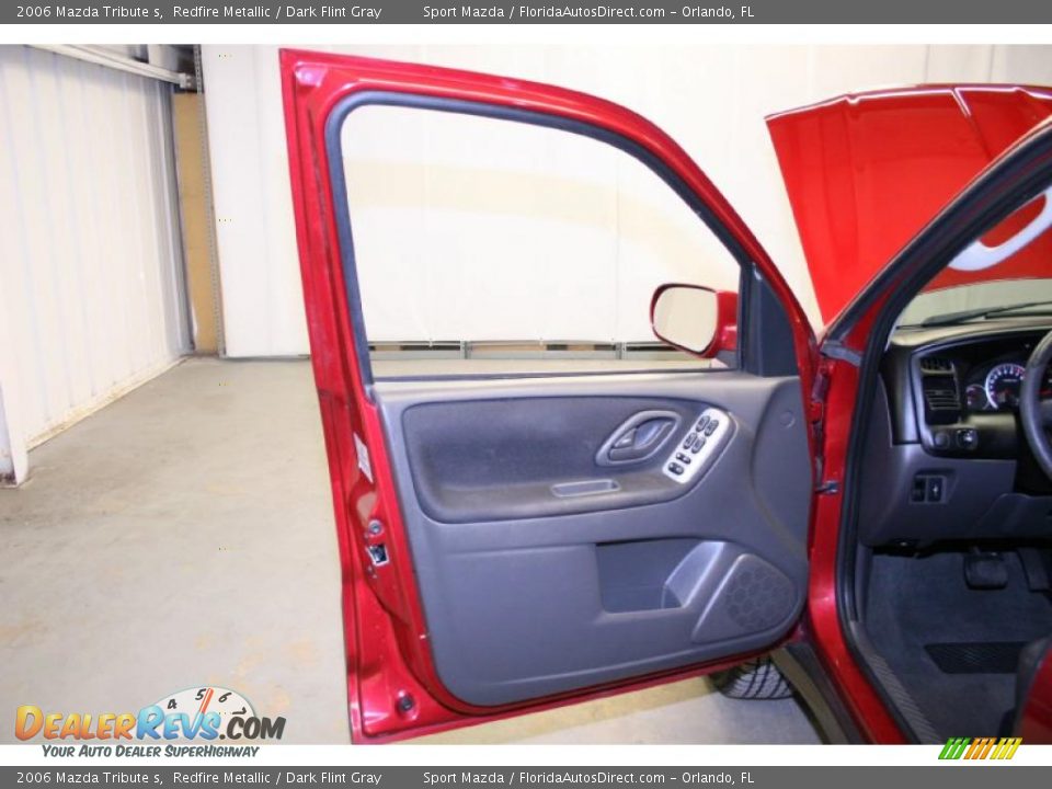 2006 Mazda Tribute s Redfire Metallic / Dark Flint Gray Photo #26