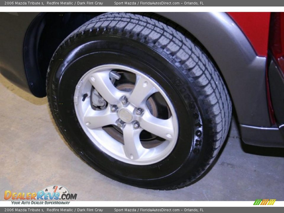 2006 Mazda Tribute s Redfire Metallic / Dark Flint Gray Photo #28