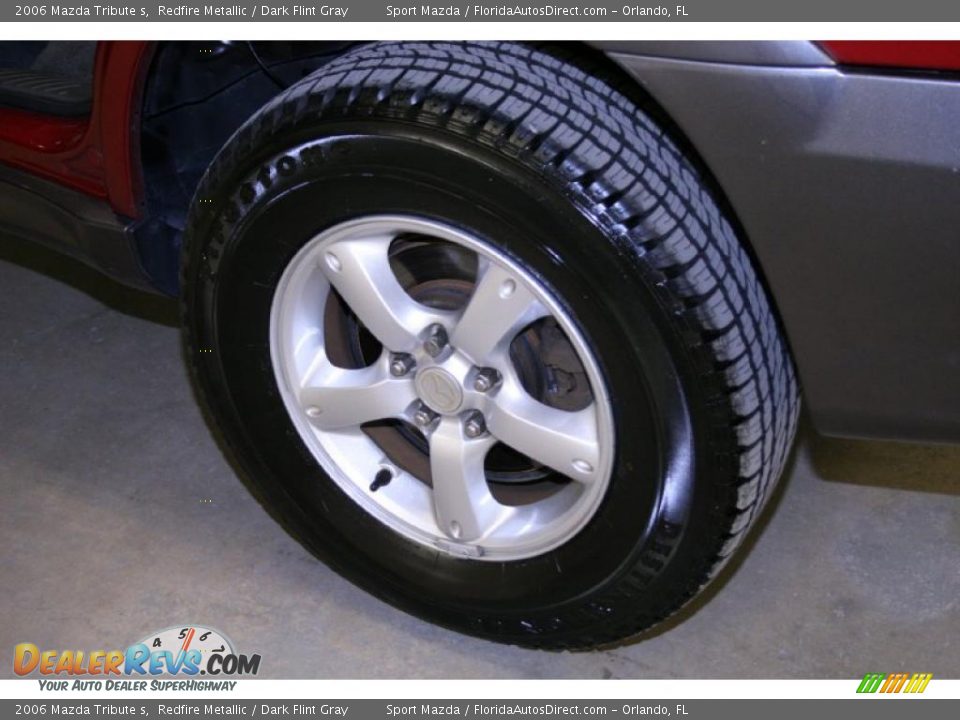 2006 Mazda Tribute s Redfire Metallic / Dark Flint Gray Photo #29