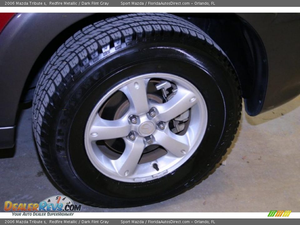 2006 Mazda Tribute s Redfire Metallic / Dark Flint Gray Photo #31
