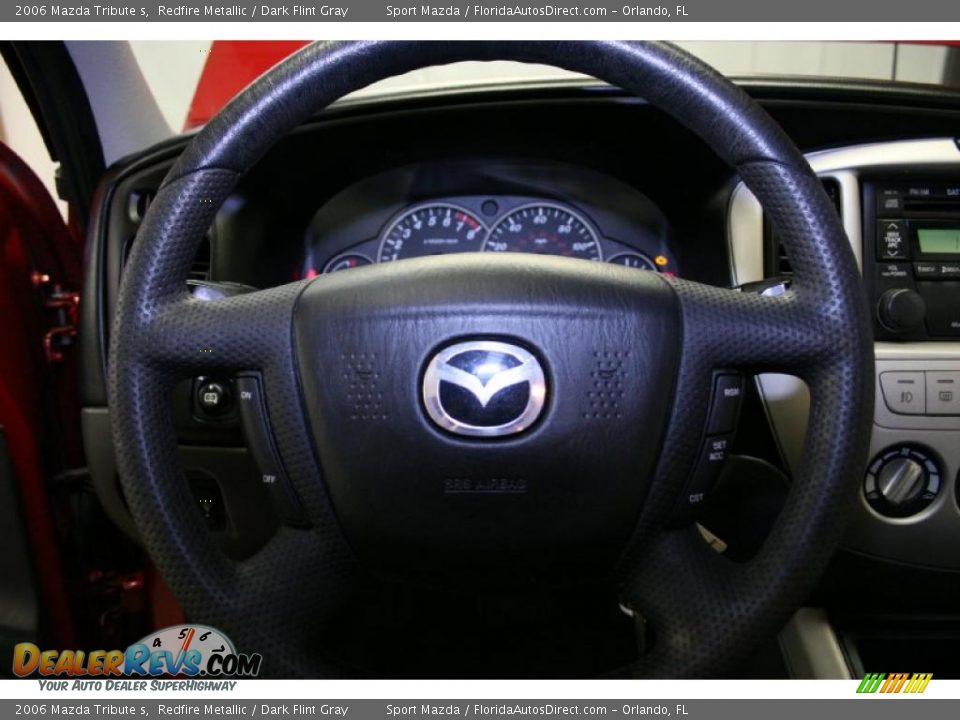 2006 Mazda Tribute s Redfire Metallic / Dark Flint Gray Photo #36