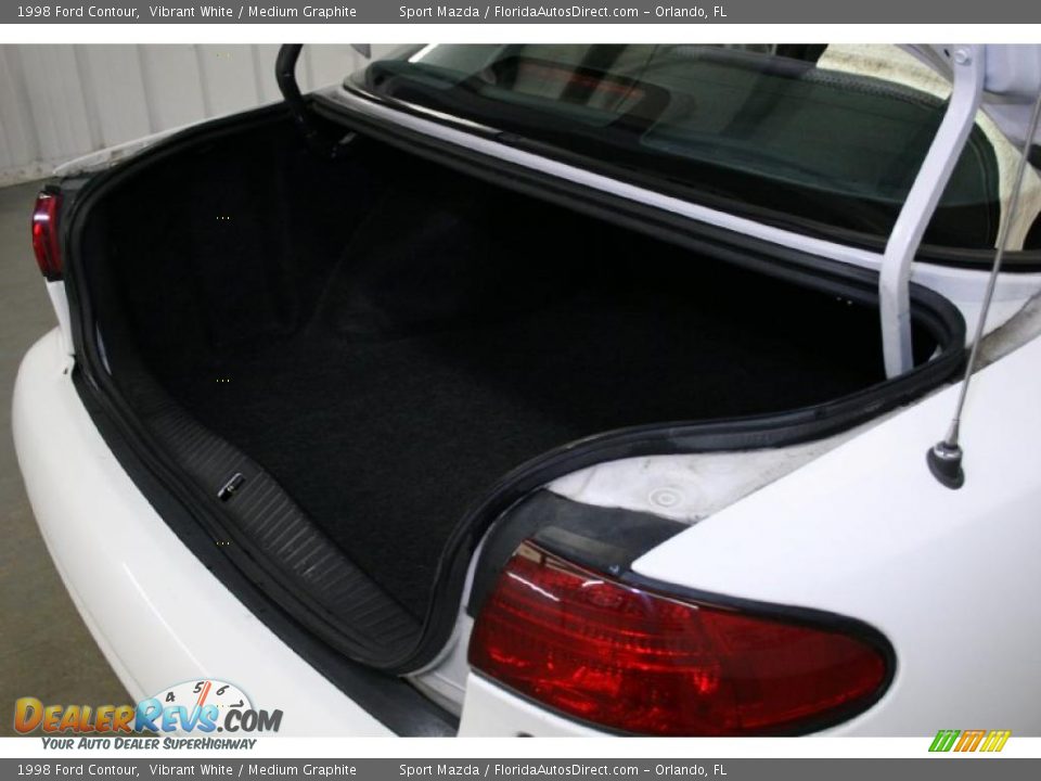 1998 Ford Contour Vibrant White / Medium Graphite Photo #12