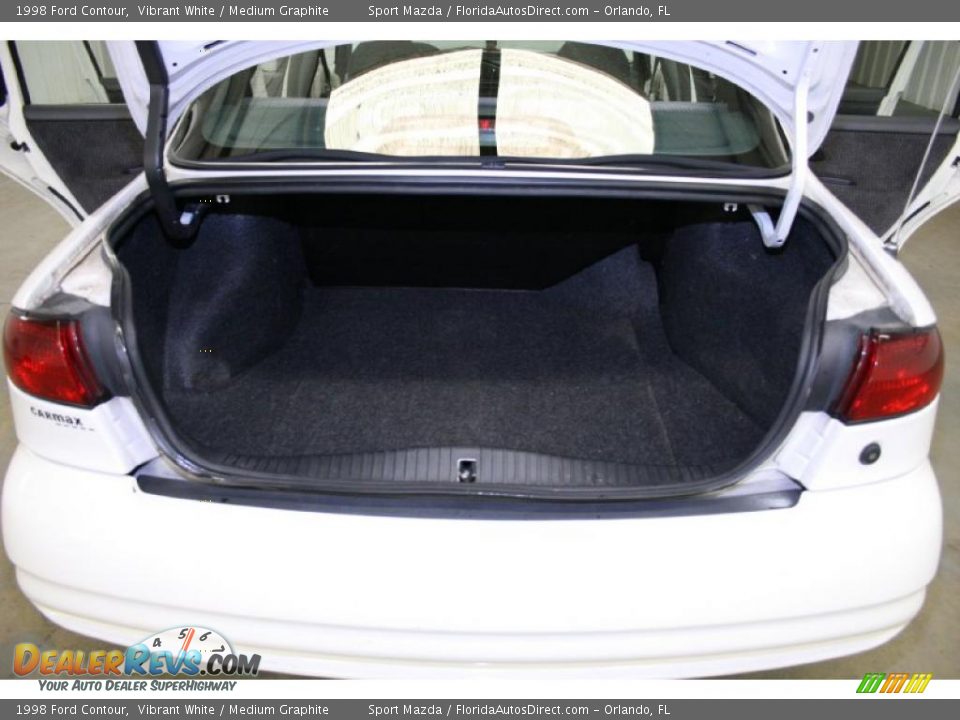 1998 Ford Contour Vibrant White / Medium Graphite Photo #13