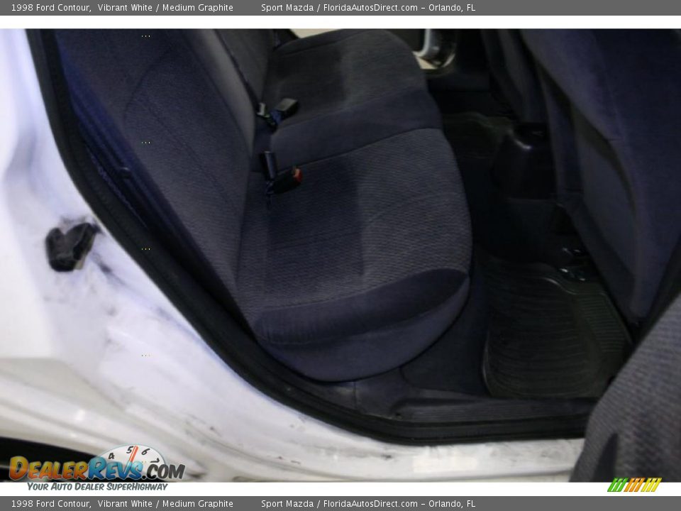 1998 Ford Contour Vibrant White / Medium Graphite Photo #17