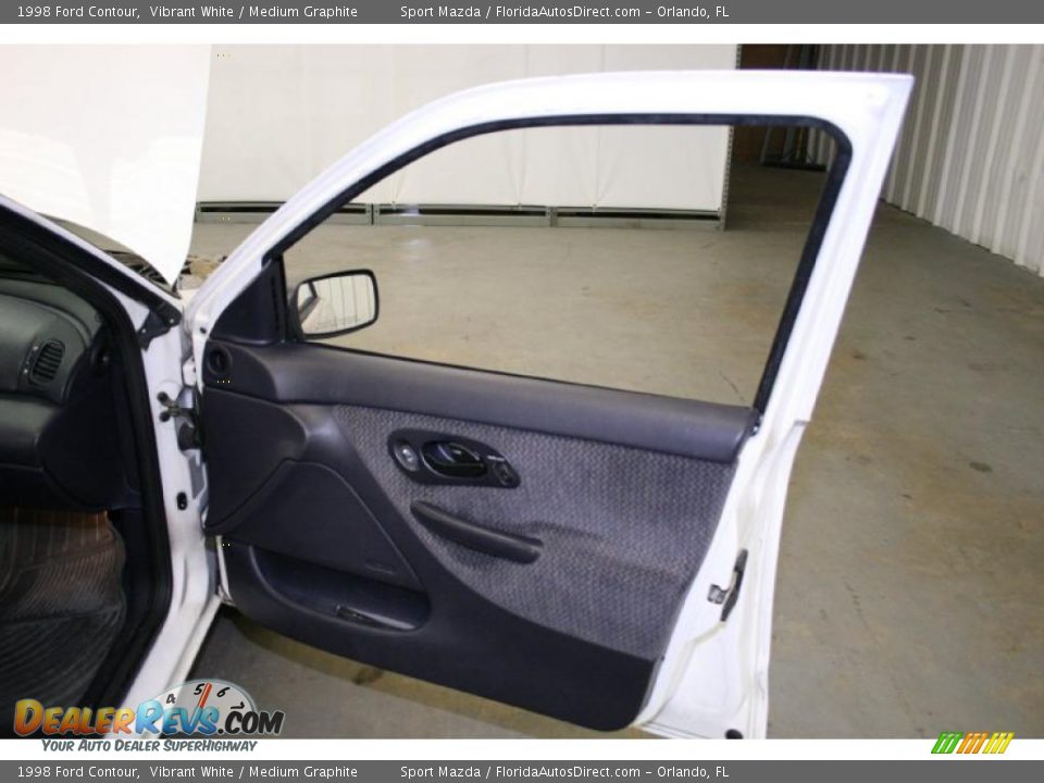 1998 Ford Contour Vibrant White / Medium Graphite Photo #19