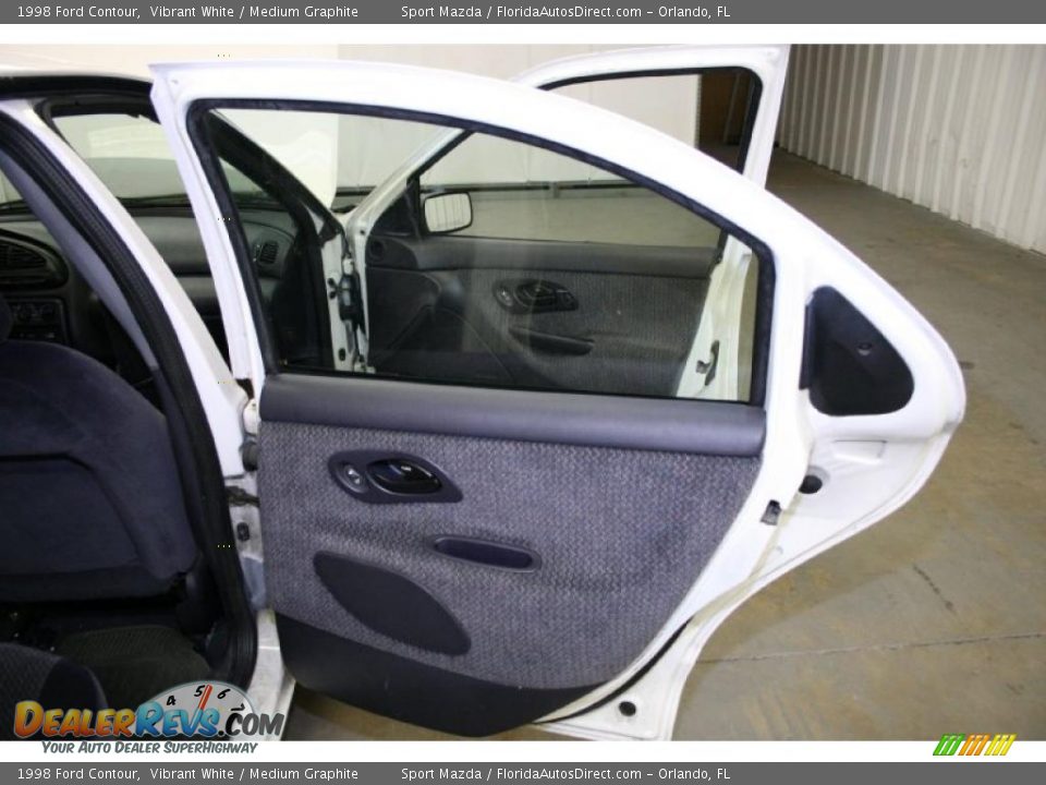 1998 Ford Contour Vibrant White / Medium Graphite Photo #20