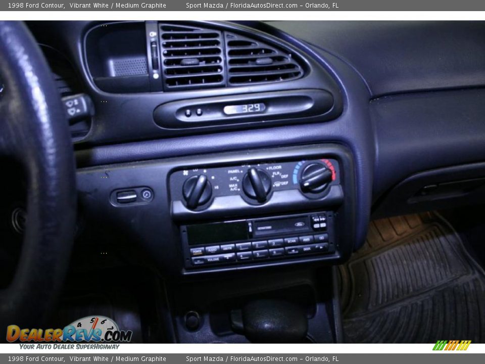 1998 Ford Contour Vibrant White / Medium Graphite Photo #28