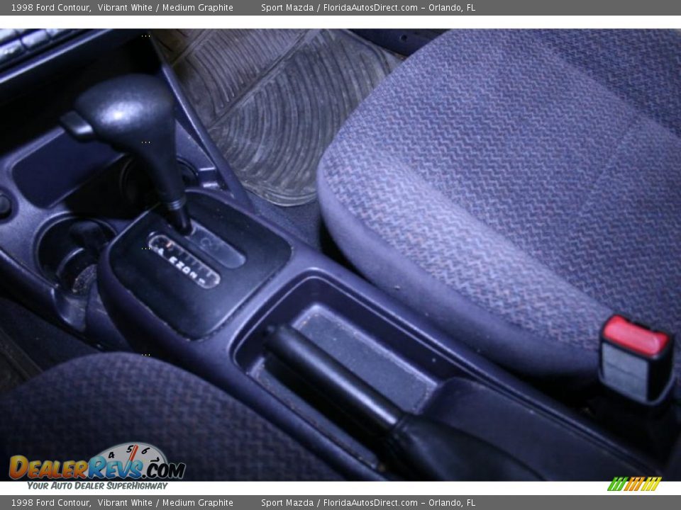 1998 Ford Contour Vibrant White / Medium Graphite Photo #29