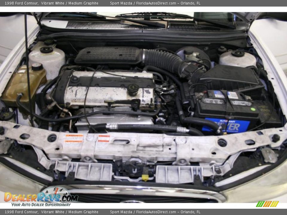 1998 Ford Contour Vibrant White / Medium Graphite Photo #30