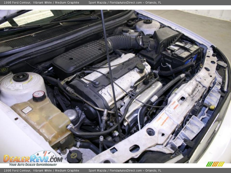 1998 Ford Contour Vibrant White / Medium Graphite Photo #31
