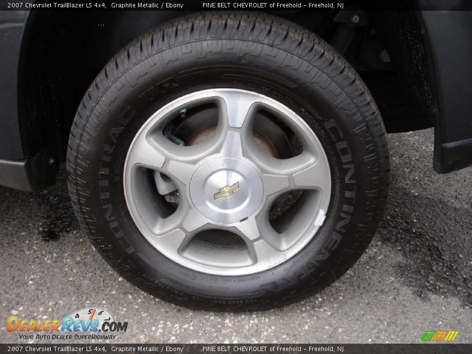 2007 Chevrolet TrailBlazer LS 4x4 Graphite Metallic / Ebony Photo #8