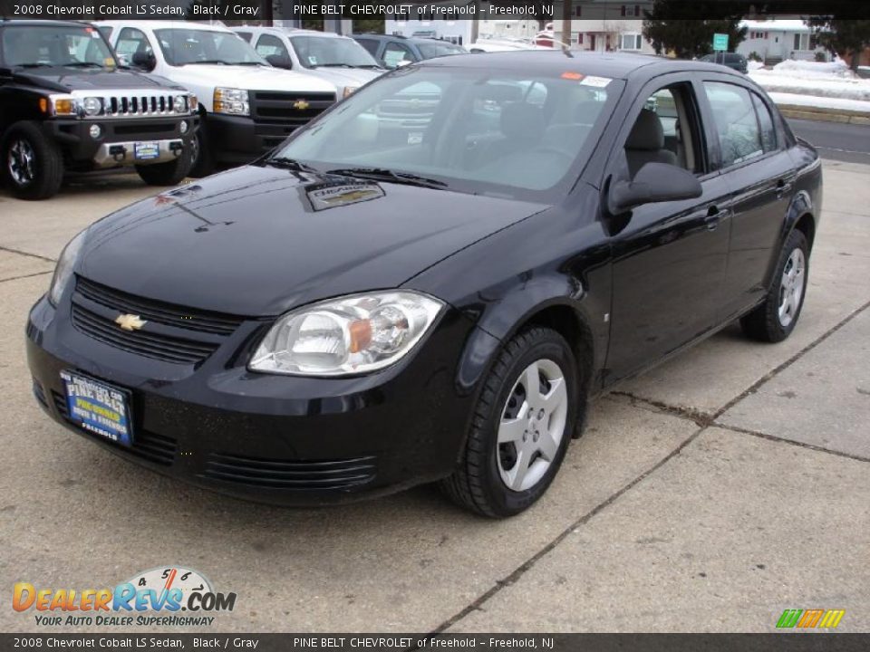 2008 Chevrolet Cobalt LS Sedan Black / Gray Photo #1