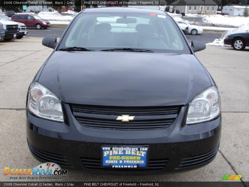2008 Chevrolet Cobalt LS Sedan Black / Gray Photo #2
