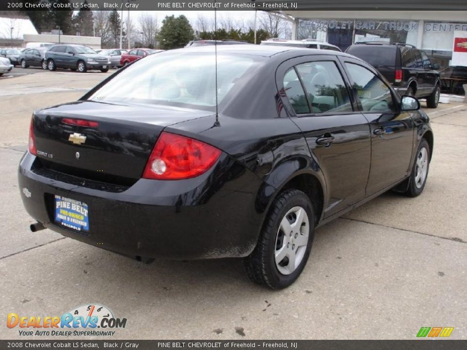 2008 Chevrolet Cobalt LS Sedan Black / Gray Photo #4
