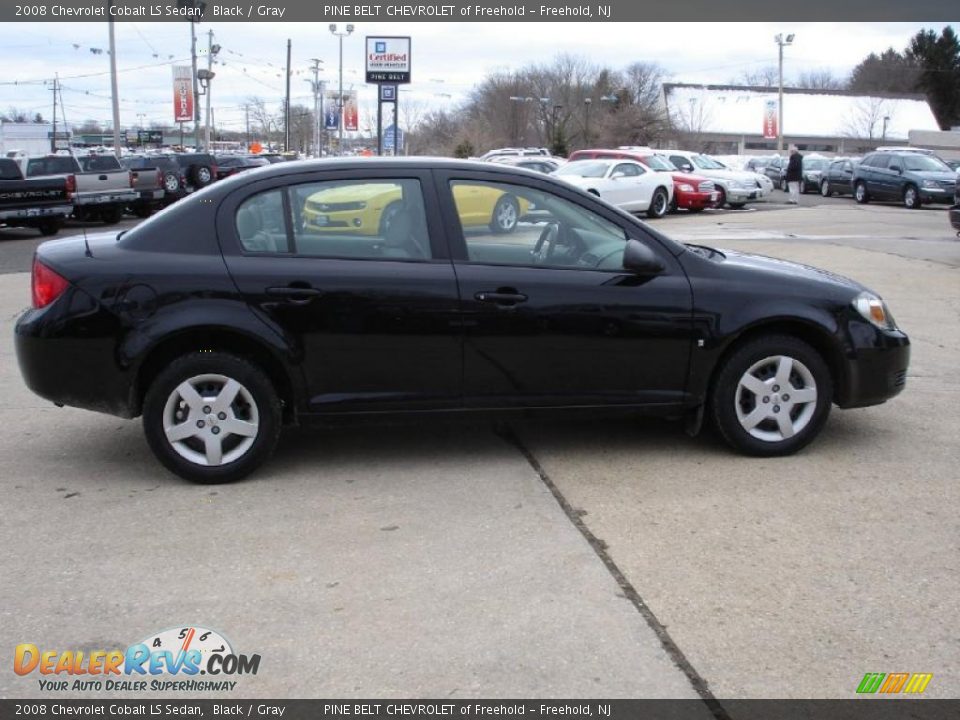 2008 Chevrolet Cobalt LS Sedan Black / Gray Photo #7