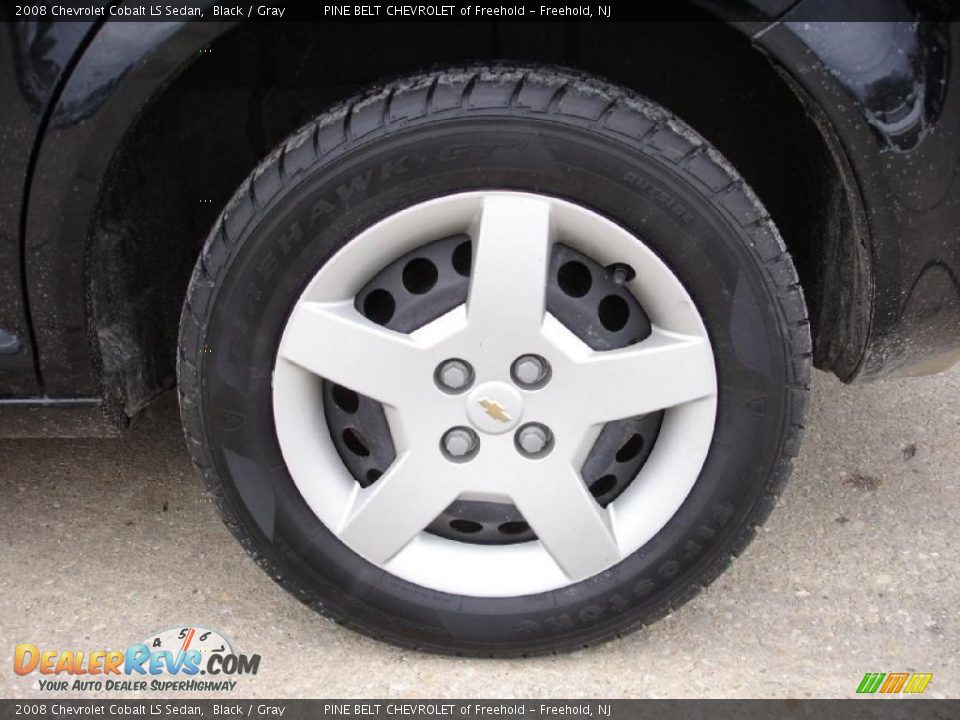2008 Chevrolet Cobalt LS Sedan Black / Gray Photo #8