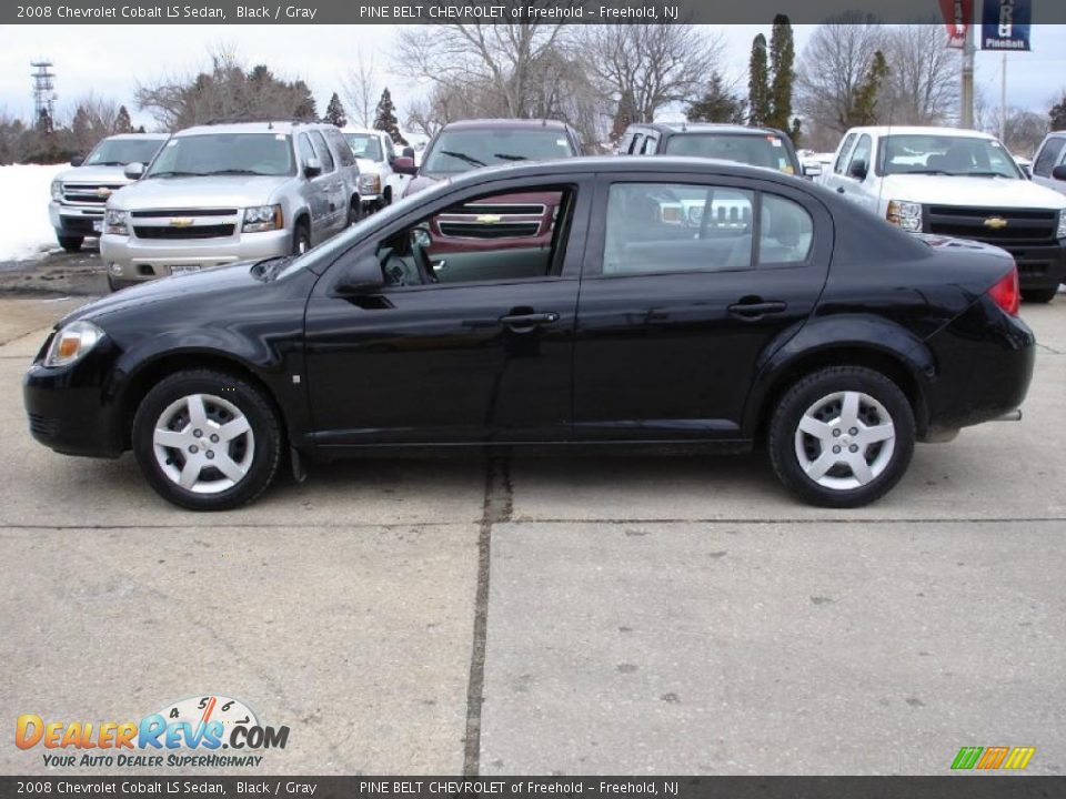 2008 Chevrolet Cobalt LS Sedan Black / Gray Photo #9