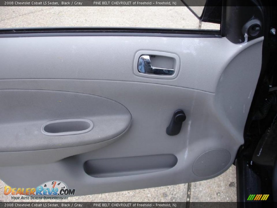 2008 Chevrolet Cobalt LS Sedan Black / Gray Photo #10