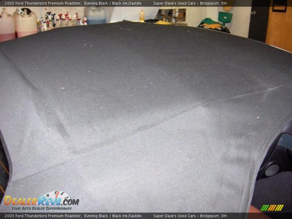 2003 Ford Thunderbird Premium Roadster Evening Black / Black Ink/Saddle Photo #7