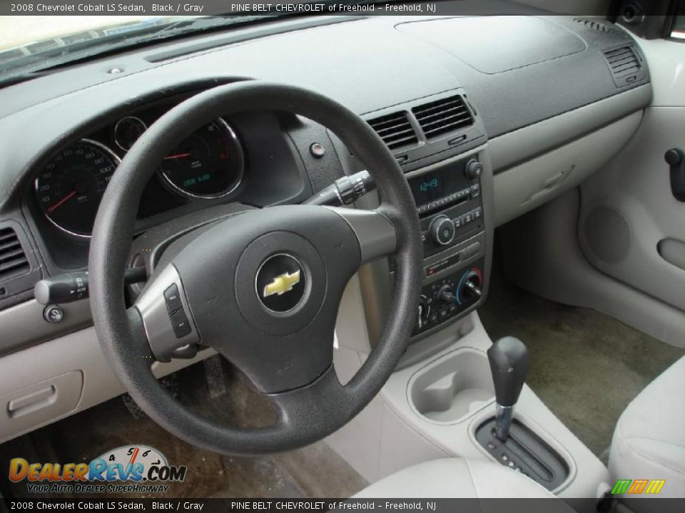 2008 Chevrolet Cobalt LS Sedan Black / Gray Photo #12