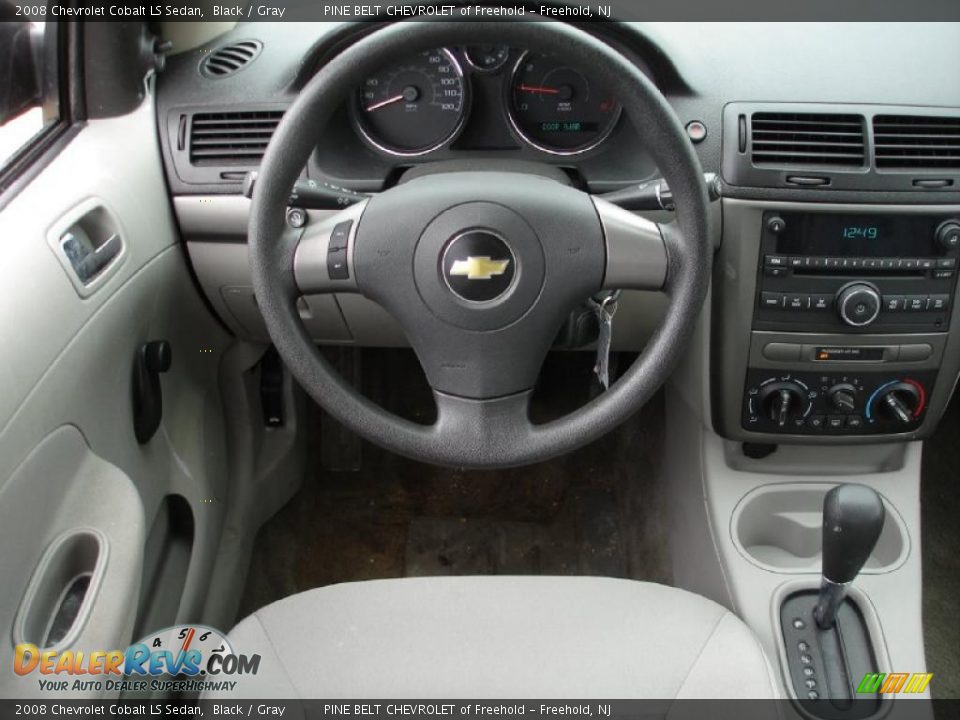 2008 Chevrolet Cobalt LS Sedan Black / Gray Photo #15