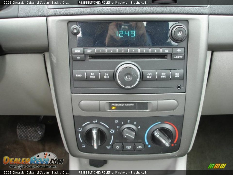 2008 Chevrolet Cobalt LS Sedan Black / Gray Photo #16